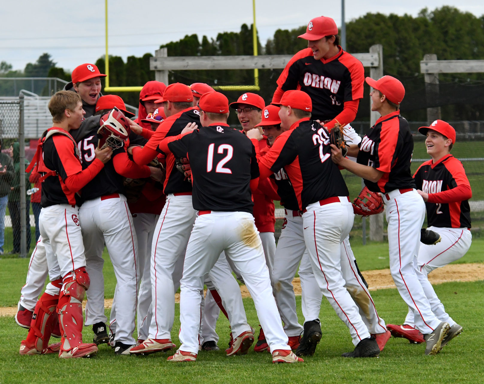 Orion vs Mercer County in Class 2A Rockridge Regional baseball championship